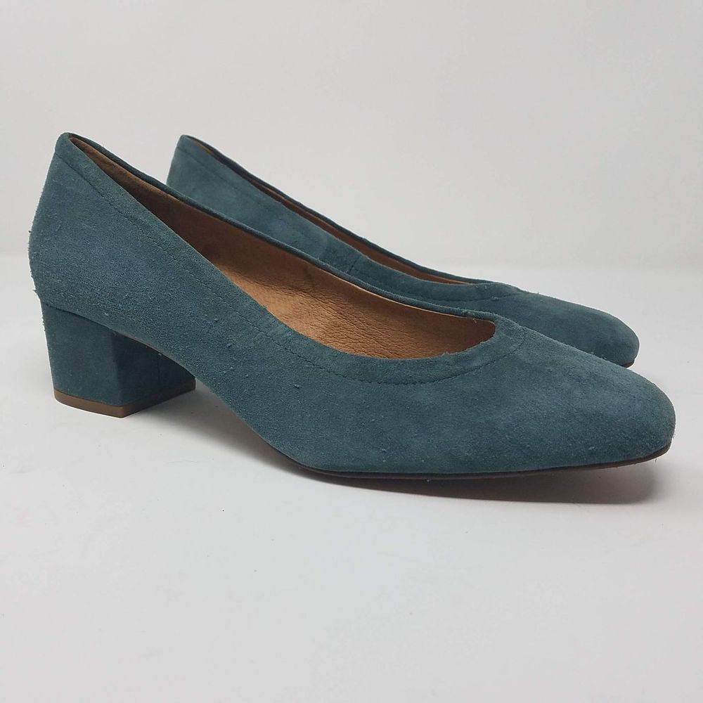 MADEWELL Raquel Suede Square Toe Pump Size 9
